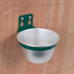 Mangeoire Bol Aluminium Durable - Eggceterra Élevage