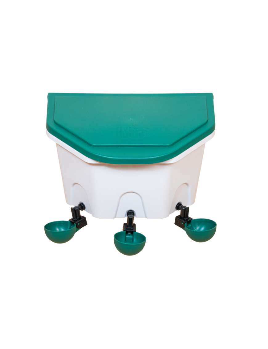 Abreuvoir Aviaqua 8 litres + 3 tasses à bascule