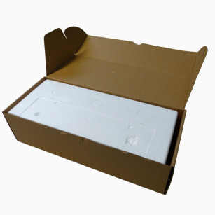 Lot de 10 boîtes pour 12 œufs prêtes à poster