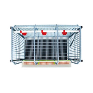 Cage Poule Pondeuse 60 cm - Étages Supplémentaires Durable